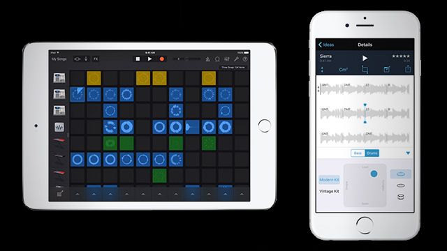 Music Memos, Garageband iOS