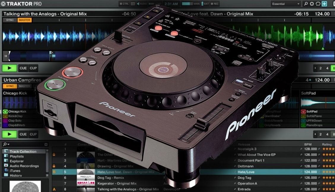 CDJ-1000MK1 With Traktor MIDI