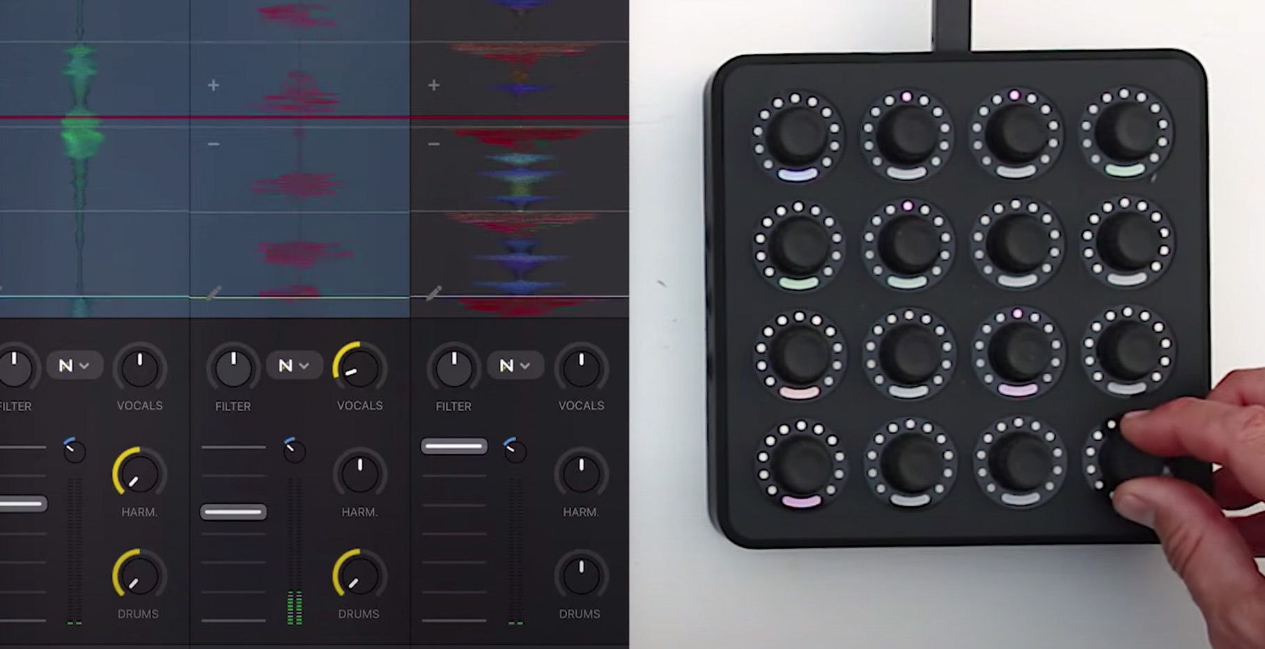 Neural Mix control with Midi Fighter Twister